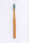 INDODENT Nambrush Bamboo Toothbrush | Blue | Adult, Soft bristles | Ergonomic | Angled Head | Deep Cleaning