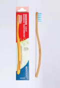 INDODENT Nambrush Bamboo Toothbrush | Blue | Adult, Medium bristles | Ergonomic | Angled Head | Deep Cleaning