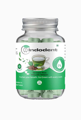 Green Tea Mouthwash tablets (62) | Kids and Adults