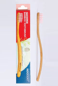 INDODENT Nambrush Bamboo Toothbrush | Pink | Adult, Soft bristles | Ergonomic | Angled Head | Deep Cleaning