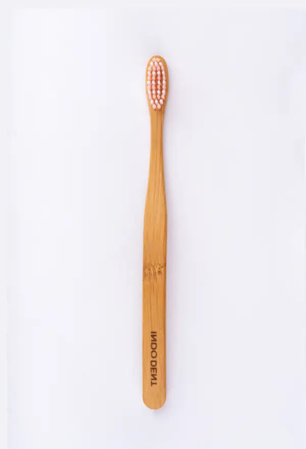 Nambrush Bamboo Toothbrush Soft Pink Adult