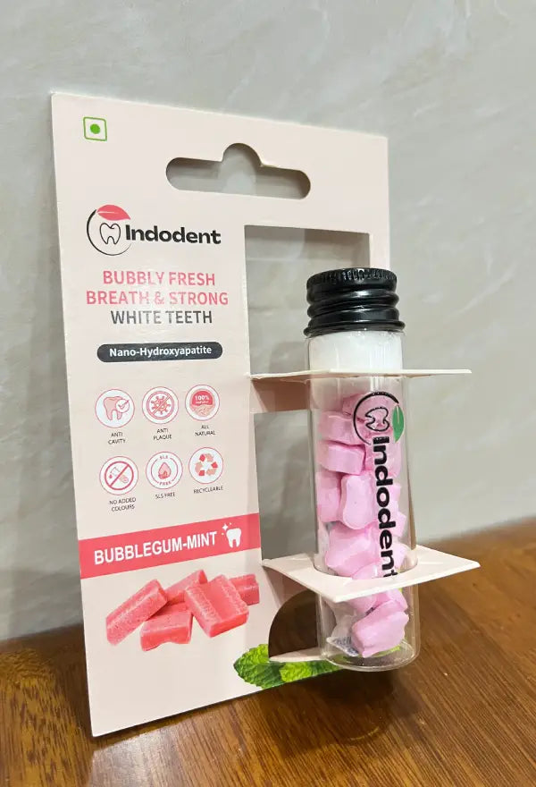 Bubblegum Mint Toothpaste tablets (14) - Travel Pack